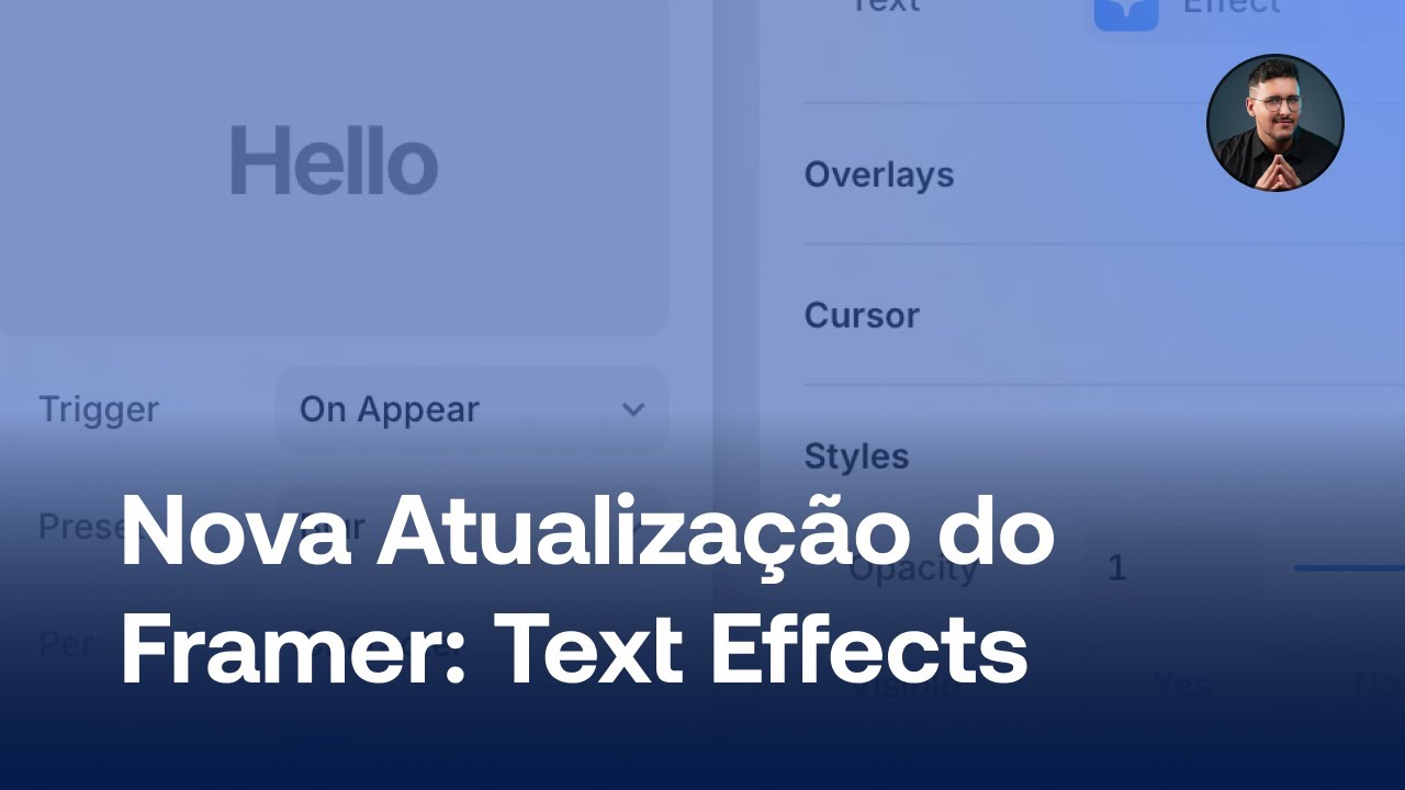 🔥 O Framer ATUALIZOU 16/07! Text Effects - Framer Updates - YouTube