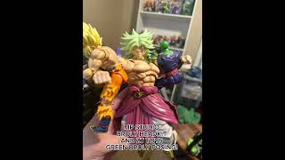 MP broly headsculpts plus ZT studios green broly posing! #broly #brolyedit #figures #toysandhobbies