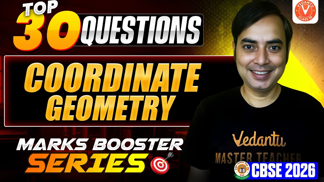 Top 30 Important Questions | Coordinate Geometry | Class 10 Maths ...