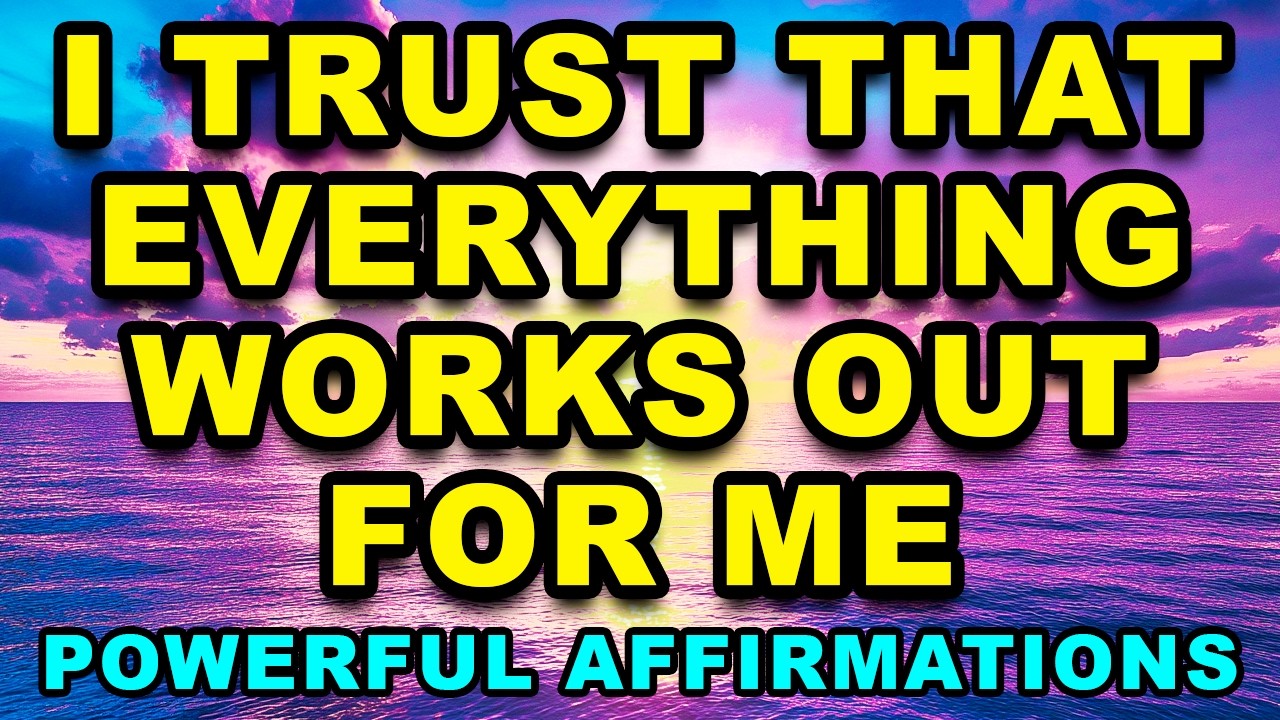 ⁣Everything Works Out | Positive Affirmations | Morning Gratitude | Positive Energy | Abundance