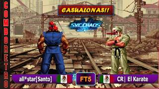 [Casualonas en la SVC Chaos FT5] Santo vs CR| El Karate #svc_chaos
