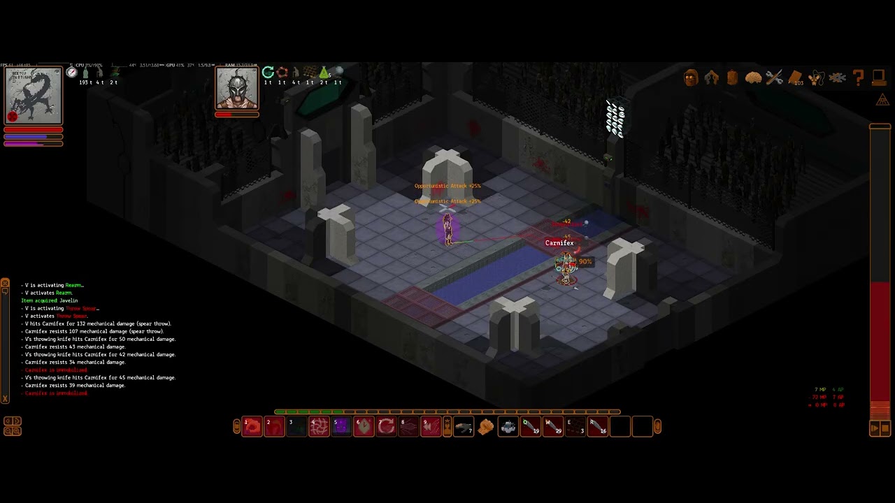 Underrail DOM Carnifex succumbing to Morphine Shot - YouTube