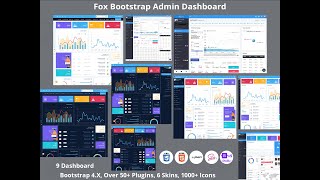The Best RTL Bootstrap 5 Admin Dashboard By Fox UI Framework