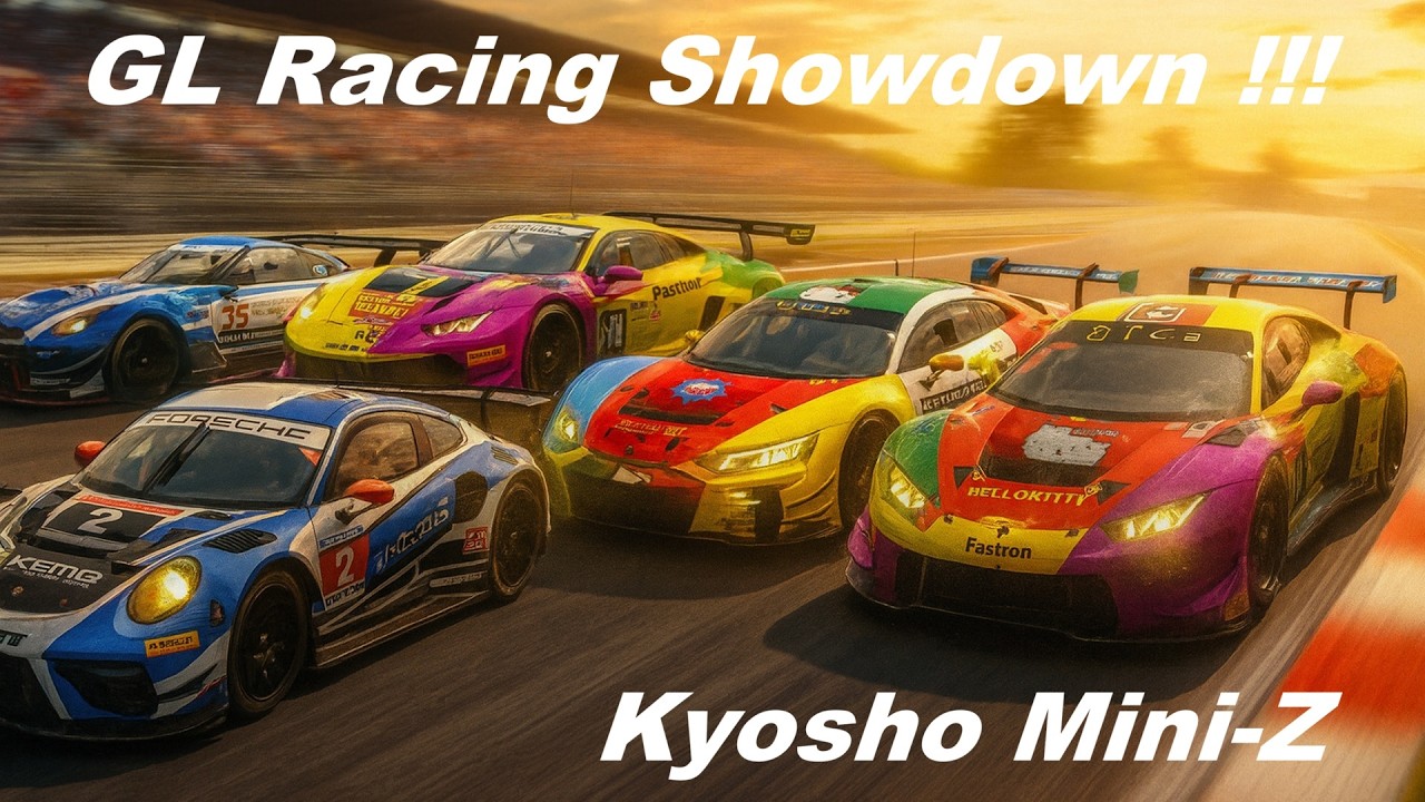 GL Racing Showdown !!!  Which is the Quickest GL Racing Body on a Mini-Z?