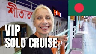 DHAKA to BARISAL Overnight Ship encounters : Solo Female Tourist in Bangladesh🇧🇩