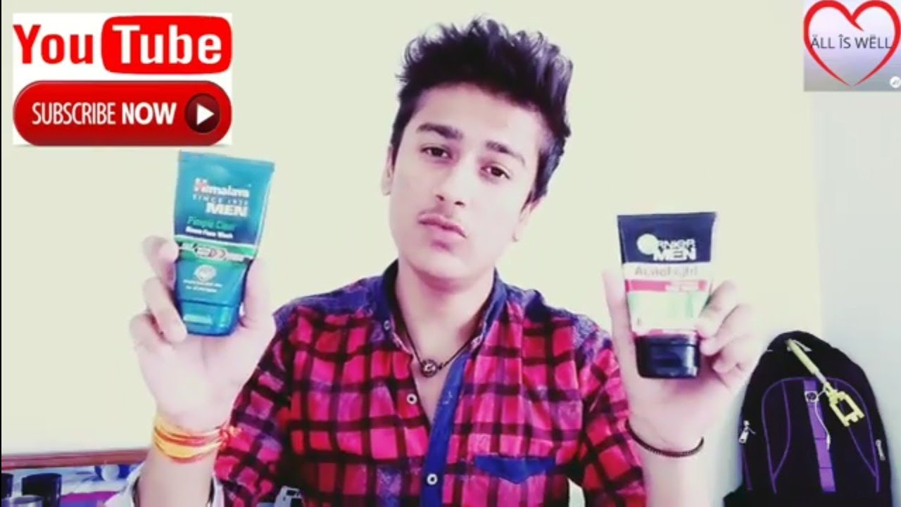 Garnier Men Acno Fight VS Himalaya Men Neem Pimple Clear Face Wash