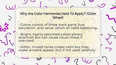 Why Are Color Harmonies Hard To Apply? (Color Wheel) - The Virtual Art Desk