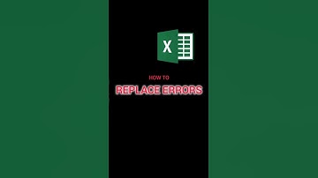 How to replace errors in excel..!! #excel #exceltricks