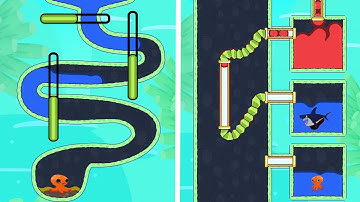 Save the Fish - 3D Games New Levels 15-25 Gameplay [Android, iOS] Solution Part 5 #mobilegames