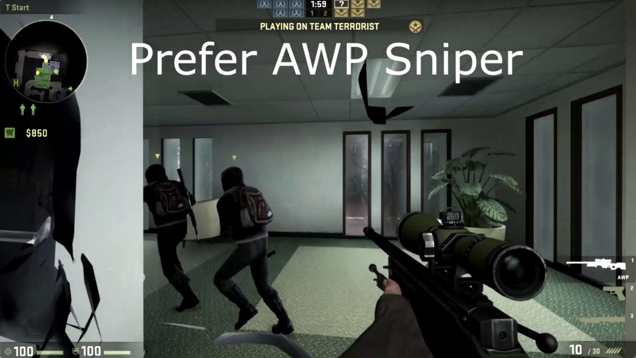 How to win every offline match in cs go(office map) - YouTube