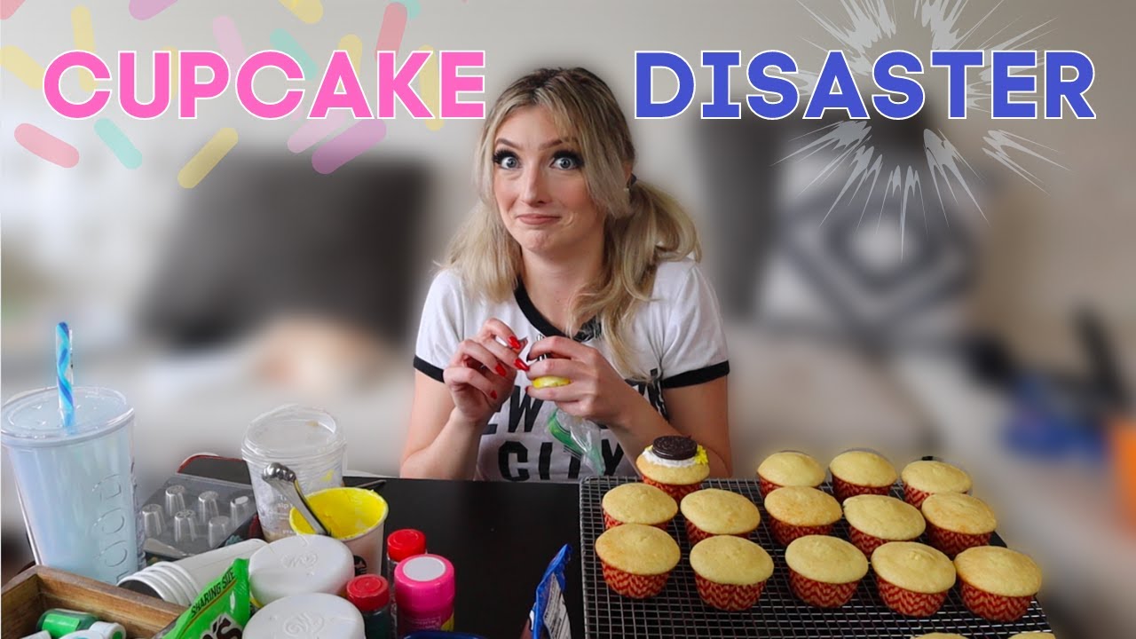 Cupcake Challenge GONE WRONG (HUGE fails! Giant mess!)! Irene Walton