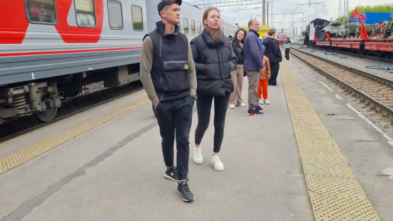 Поезд Победы, Пенза, 4 мая 2025 года, осмотр экспозиции