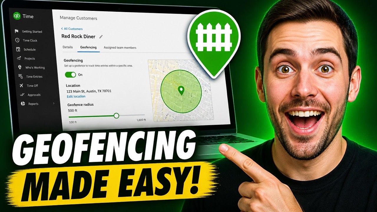 How To SET UP GEOFENCING In QuickBooks Time (QUICK & EASY) 2026 - YouTube