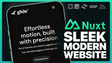 Learn Nuxt, GSAP, Tailwind, and Prismic to build a dark, mordern, sleek website - Full Course 2025