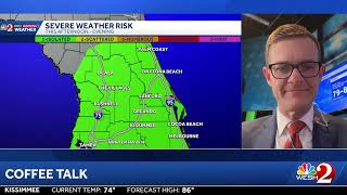 COFFEE TALK: Severe threat seems to be growing today- Let's track model data and trends...