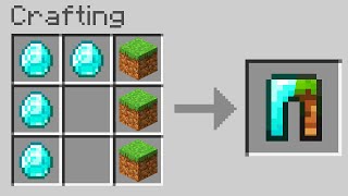 Minecraft, But Crafts Use Grass… screenshot 1