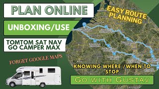 TomTom Sat Nav GO Camper Max Unboxing, Online planning and Syncing