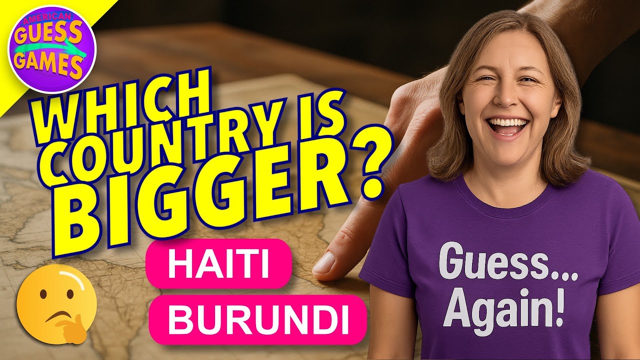 🌎 Can You Guess the Bigger Country? Comment Your Answers! 🌍 