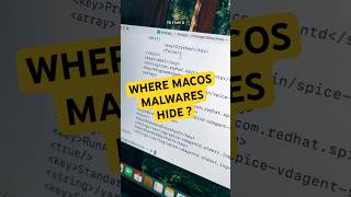3 MACOS MALWARES PERSISTENCE TECHNIQUES #malware #reverseengineering #cybersecurity #macos