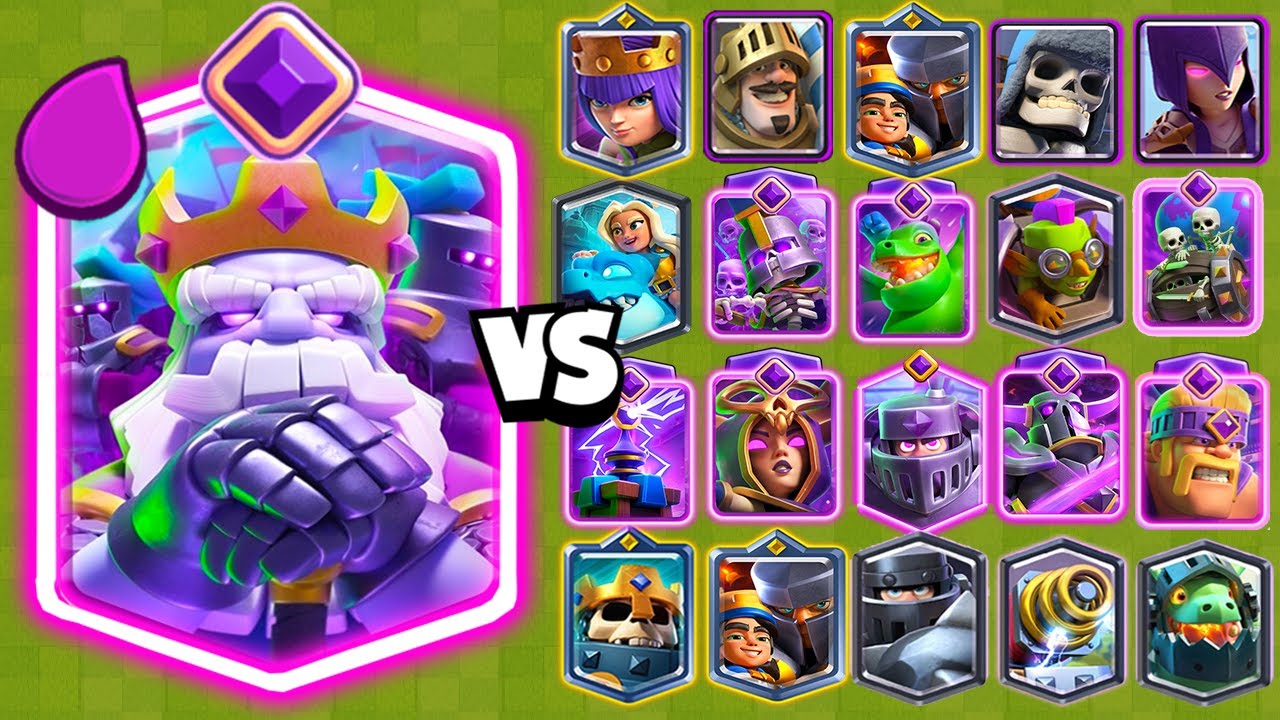 FANTASMA REAL EVO vs TODAS LAS CARTAS | Clash Royale