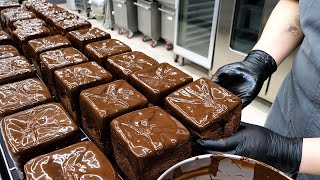 No More Boring Bread Making Chocolate Bomb Cube Bread - Korean Street Food