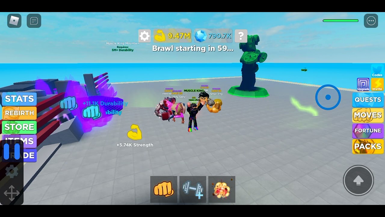 Muscle Legends Island Lifter Grind YouTube