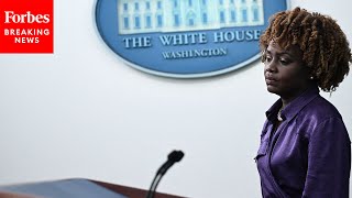 BREAKING NEWS: Karine Jean-Pierre Excoriated By Top Republican Over Answer To Anti-Semitism Question