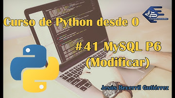 Tutorial Python 3 #41 Mysql (Modificar)