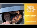 Cooking some ribeyes in an Ooni Koda pizza oven