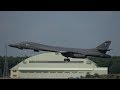 超音速爆撃機B-1Bランサー 三沢基地に飛来!! 三沢基地航空祭2017前日