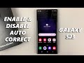 How To Enable / Disable Auto-Correct On Samsung Galaxy S23 / S23  / S23 Ultra