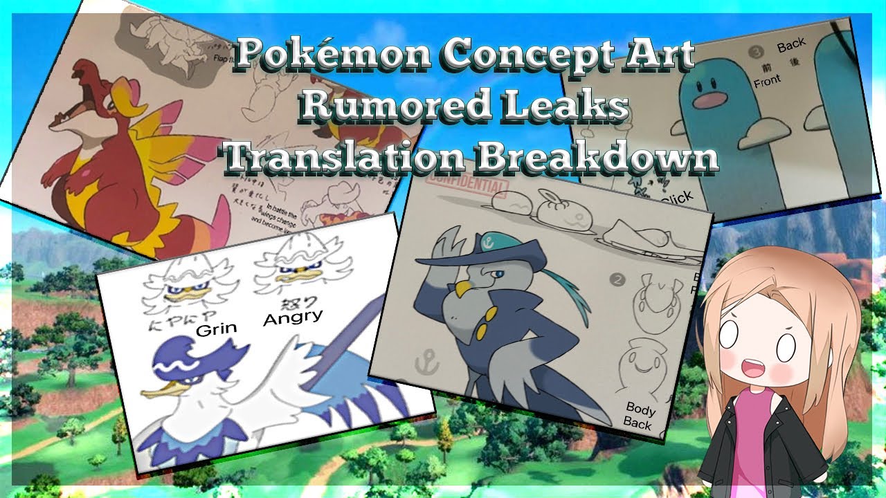 Pokémon Concept Art: Rumored Leaks Translation Breakdown