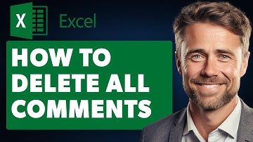 How To Delete All Comments In A Worksheet At Once in Excel (Full 2024 Guide)