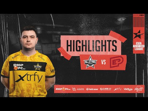 allStars vs ENTERPRISE | ESEA Advanced League S44 - HiGHLiGHTS | CSGO