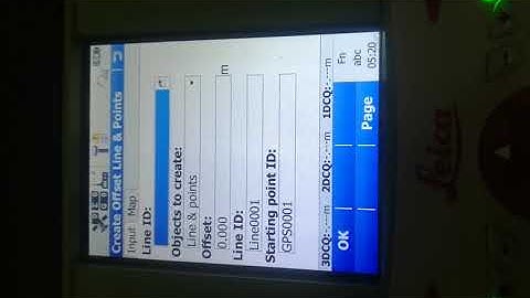 Offset Line in Leica GPS GX14 Part-7