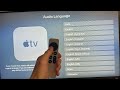 Apple TV How To Change Audio Language Tutorial For Beginners 