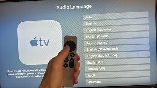 Apple TV: How to Change Audio Language Tutorial! (For Beginners)