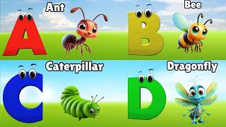 Insects Alphabet Song | Insects ABC Song | Phonics for Kids | Baby, Alphabet Letters