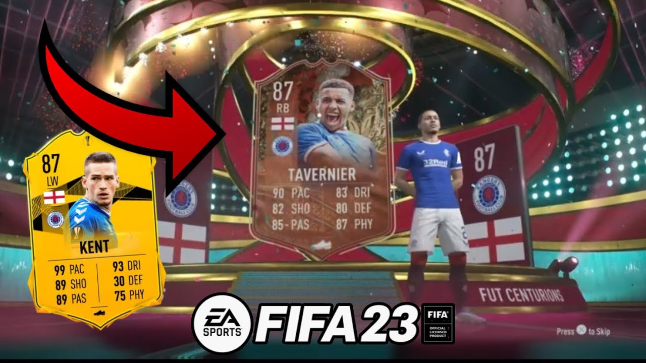 Completing The RYAN KENT And JAMES TAVERNIER Fifa 23 SBC’s - FUT CENTURION CARDS