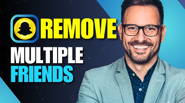 How To Remove Multiple Friends On Snapchat 2025