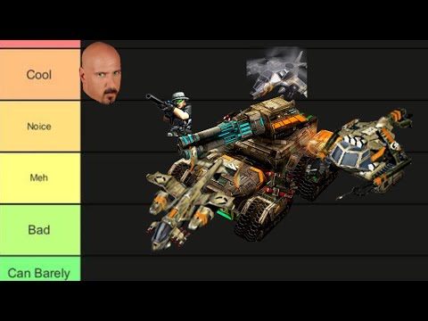 Command & Conquer 3: Kane's Wrath GDI Tier List - YouTube