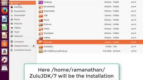 Zulu OpenJDK 7 zip installation in Ubuntu 16.04 LTS