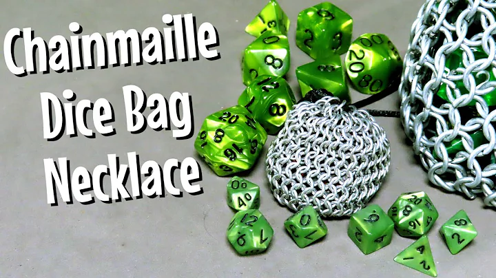 Unique DIY: Chainmaille Dice Bag Necklace