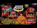 VR 360 5K Hershey's Chocolate Tour with Queue On Ride POV Hershey's Chocolate World 2021 06 22