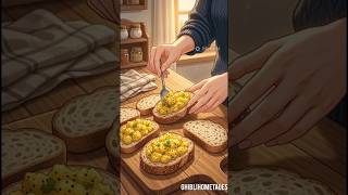 Rainy Evening & Crispy Bread Pakora 🌧️🍞 | Cozy Anime Cooking ASMR #ghibli #anime #cooking