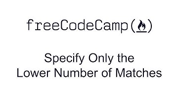 Regular Expressions - Specify Only the Lower Number of Matches - Free Code Camp