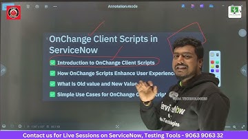 What is OnChange Client Script ? | Client Script Types in ServiceNow | By Veda Technologies
