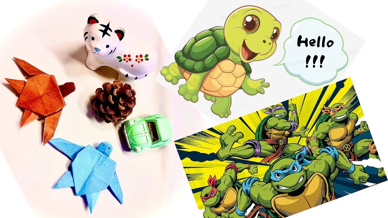 Cách Gấp Con Rùa Bằng Giấy / How To Make Paper Turtle / 紙のカメの作り方 ...