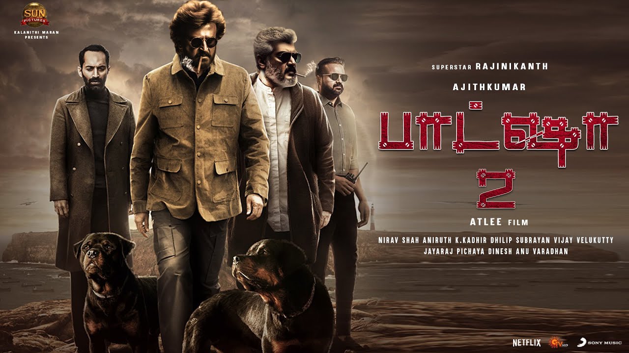 BAASHA 2 Official Trailer - Superstar Rajinikanth | Ajith Kumar | Anirudh | Atlee | Sun Pictures