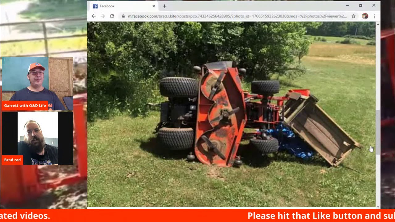 Runaway Tractor Rollover Interview with Brad YouTube